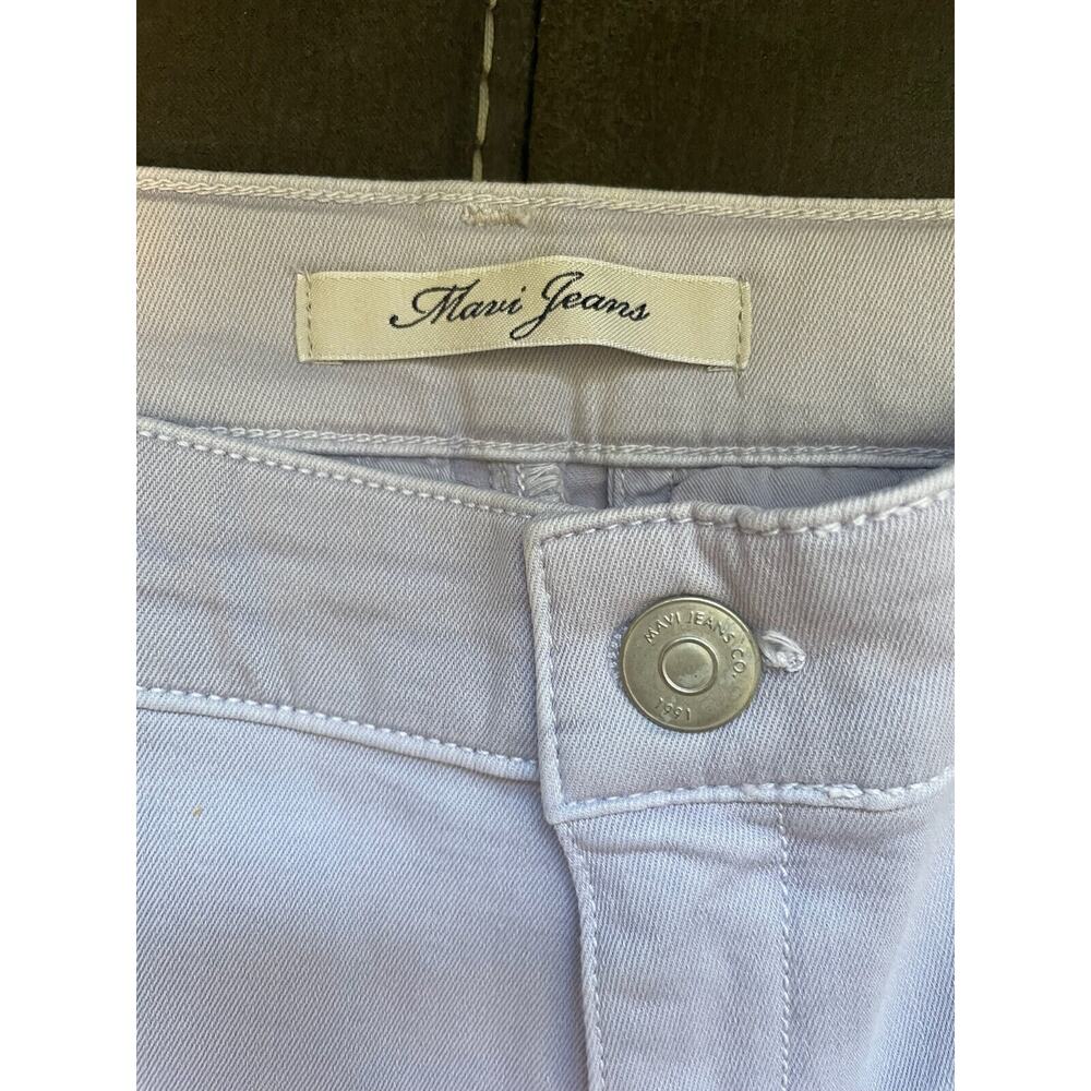 Mavi Light Purple Flat Front Mid Rise Shorts Stretch Women's Size 27 NWT - Picture 8 of 11